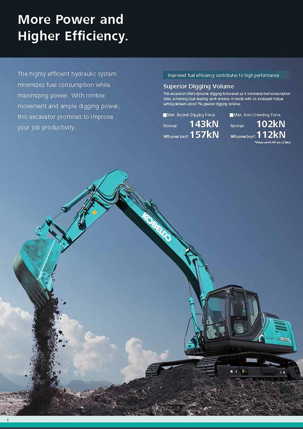 Image Kobelco Gen10 Sk200 And Sk210 Brochure 1 - Kobelco Excavators